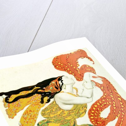 Costume design for a bacchante in 'Narcisse' by Tcherepnin, 1911 by Leon Bakst