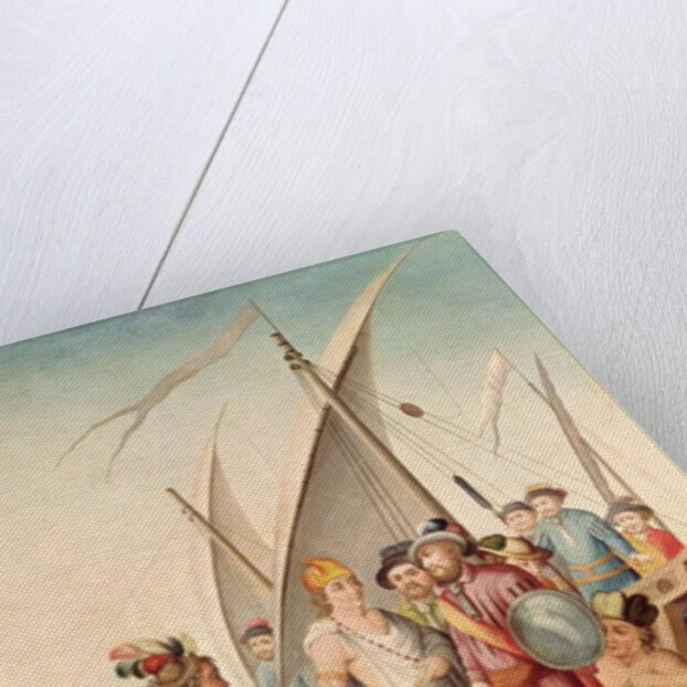 The Arrival of Hernando Cortes in Mexico by Spanish School