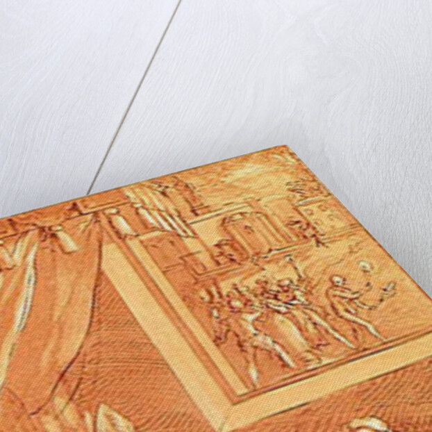 Emperor Henri IV at the feet of Pope Gregory VII by Federico Zuccari or Zuccaro