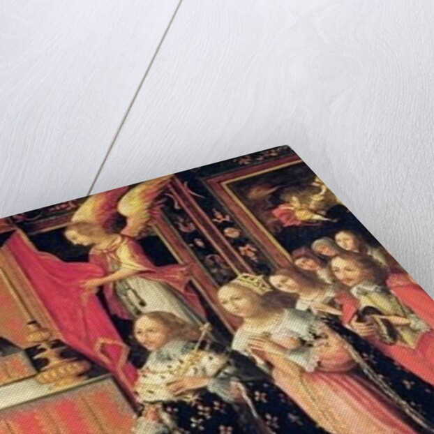 Louis XIII Anne of Austria Infanta of Spain and Gaston de France Duke of Orleans before the Holy Sacrament by French School