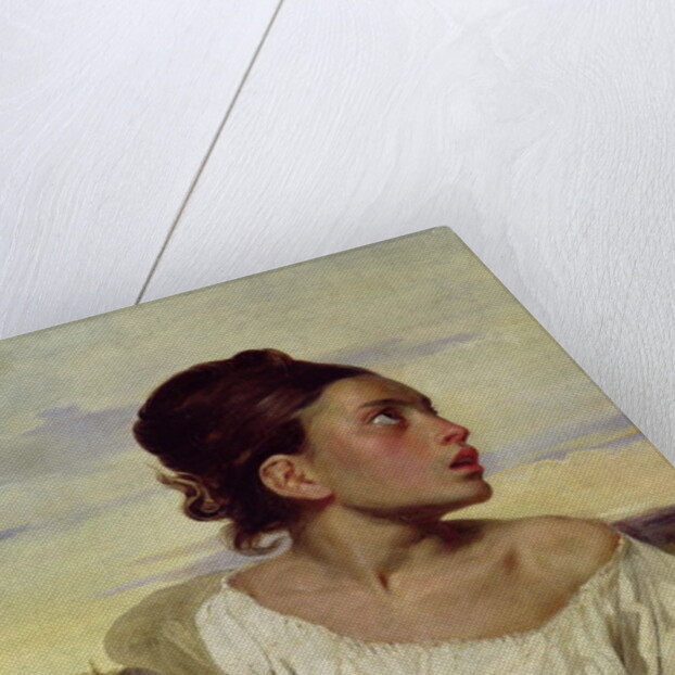 Young Orphan in the Cemetery, 1824 by Ferdinand Victor Eugene Delacroix