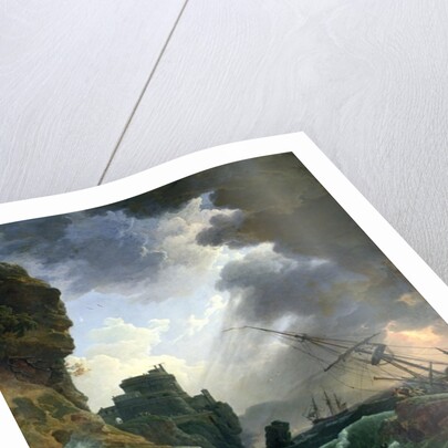 The Storm, 1777 by Claude Joseph Vernet