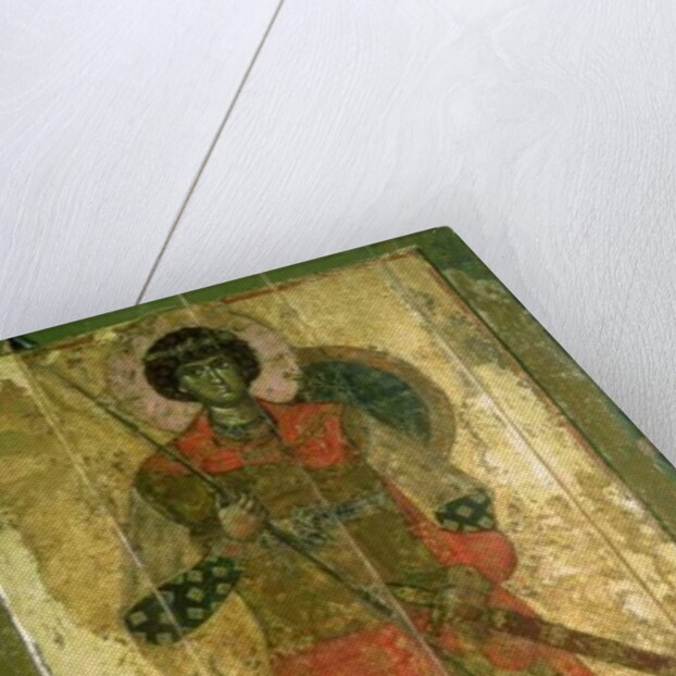 Icon of St. George, 1130-50 by Novgorod School