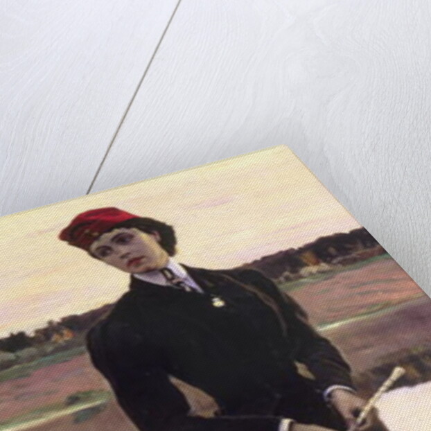 Portrait of Olga Nesterova or, Woman in a Riding Habit, 1906 by Mikhail Vasilievich Nesterov