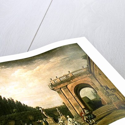 The Gardens of the Villa Ludovisi, Rome, 1749 by Claude Joseph Vernet