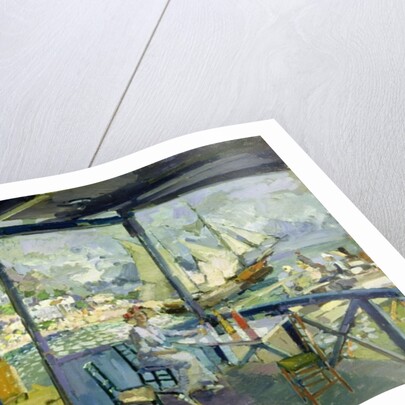 A Cafe in Gursuph, 1914 by Konstantin Alekseevich Korovin