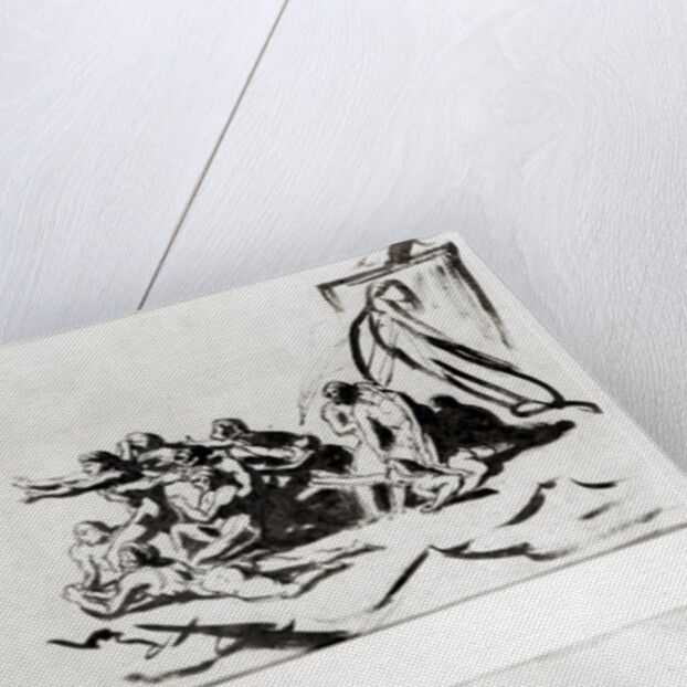 Two sketches for The Raft of the Medusa, c.1819 by Theodore Gericault