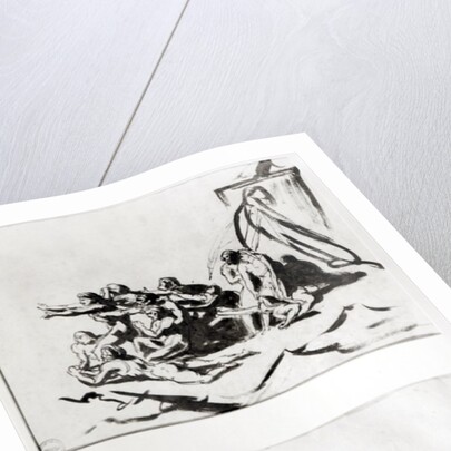 Two sketches for The Raft of the Medusa, c.1819 by Theodore Gericault