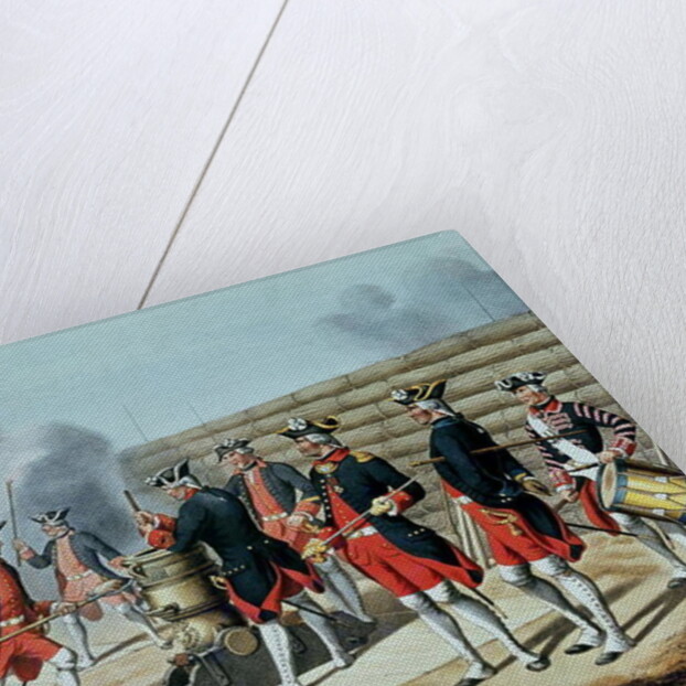 L'Artillerie Francaise by Moltzheim, Artillery of the Corps Royal in 1772 by French School