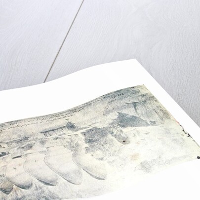 Sketch of a shop with nine giant amphorae in the lower levels of the Temple of Minerva by Heinrich Schliemann