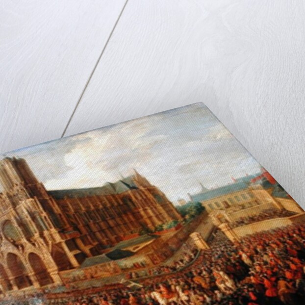 The procession of King Louis XV after his coronation, 26th October 1722, 1724 by Pierre-Denis Martin