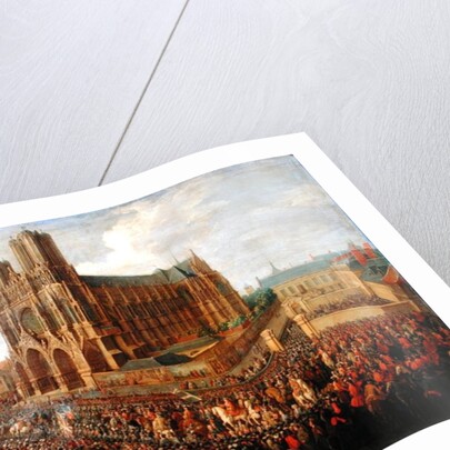 The procession of King Louis XV after his coronation, 26th October 1722, 1724 by Pierre-Denis Martin