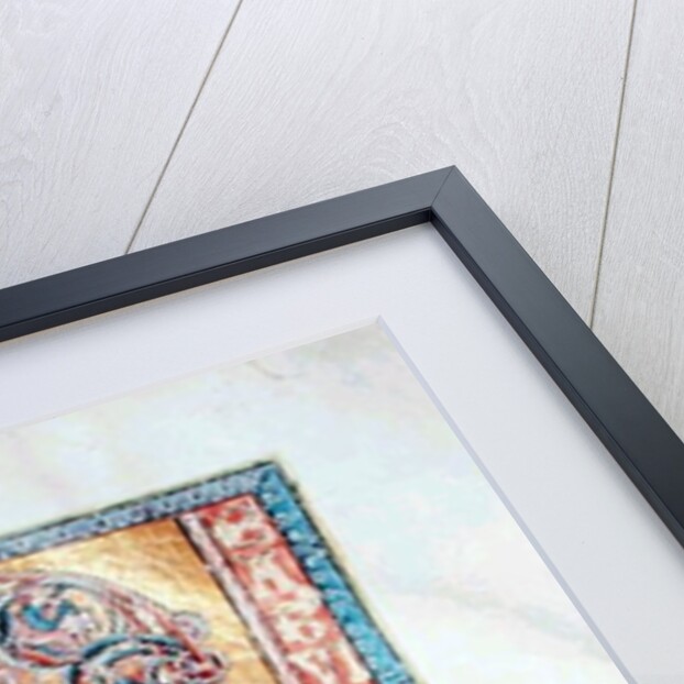 Ms 19 fd2 Historiated initial 'B' depicting King David by French School