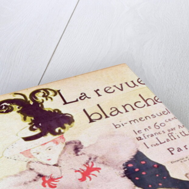 Poster advertising 'La Revue Blanche', 1895 by Henri de Toulouse-Lautrec