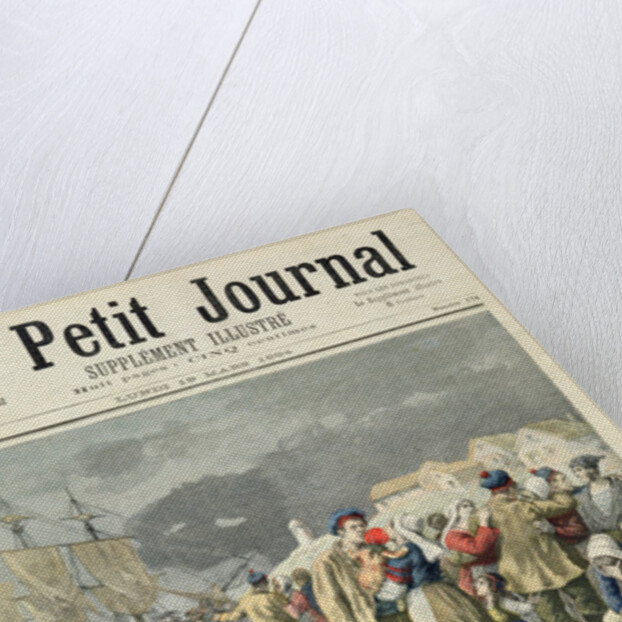 Departure of the Icelandic Fishermen by Frederic Theodore Lix