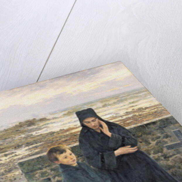 The Widow of the Ile de Sein, 1880 by Emile Renouf