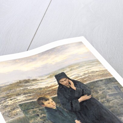 The Widow of the Ile de Sein, 1880 by Emile Renouf