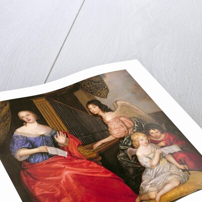 Francoise Louise Duchess of La Valliere with her Children as Angels, 17th century by Peter Lely