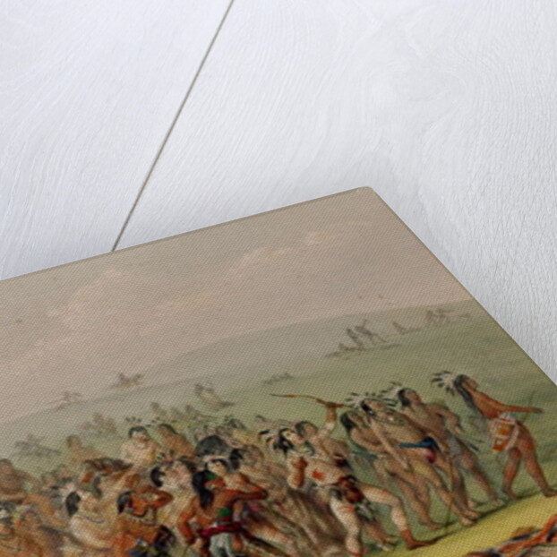 Mandan Archery Contest, c.1832 by George Catlin