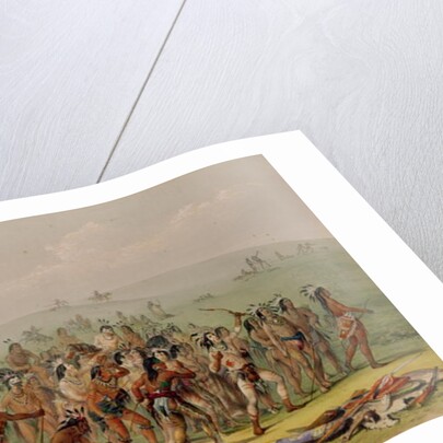 Mandan Archery Contest, c.1832 by George Catlin