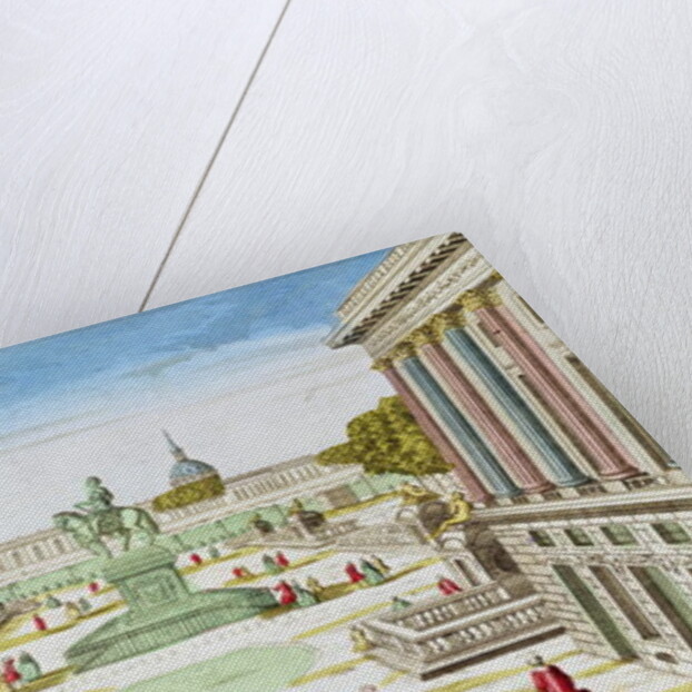 Perspective View of Place Louis XV from Porte Saint-Honore by French School