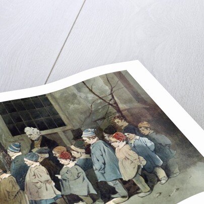 Schoolboys in the Playground by Henri Bonaventure Monnier