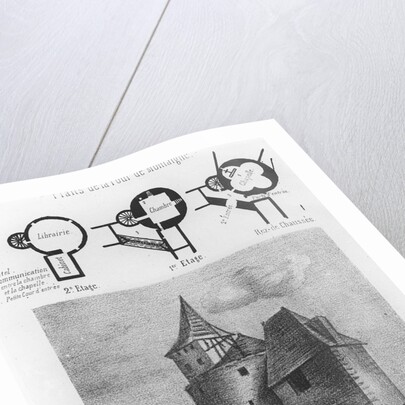 Plan of the Tour de Montaigne, at Saint-Michel-de-Montaigne by French School
