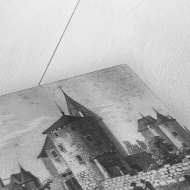 View of the Chateau de Montaigne by Jean Jerome Baugean