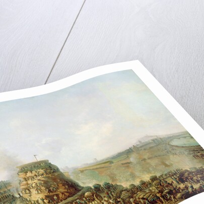 The Emperor Napoleon III and the Empress Eugenie visiting the Chaillot Hill, 1867 by Louis Moullin