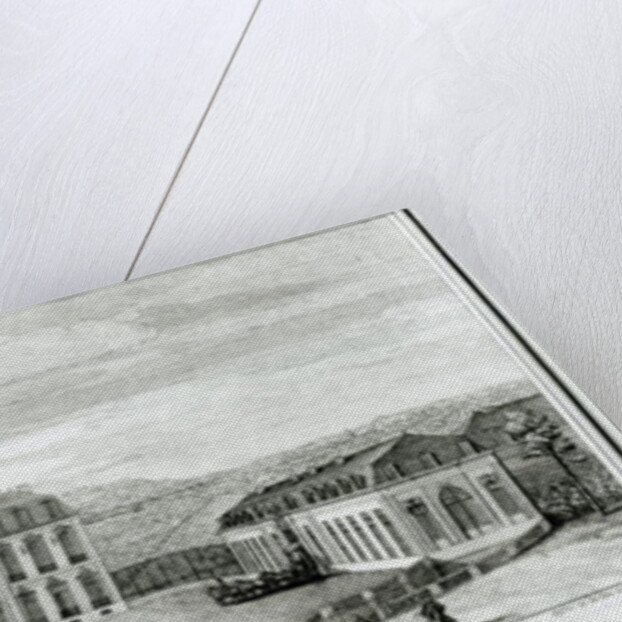 View of the Courtyard Facade of the Bellevue Castle, c.1750 by Jacques Rigaud