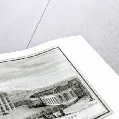 View of the Courtyard Facade of the Bellevue Castle, c.1750 by Jacques Rigaud