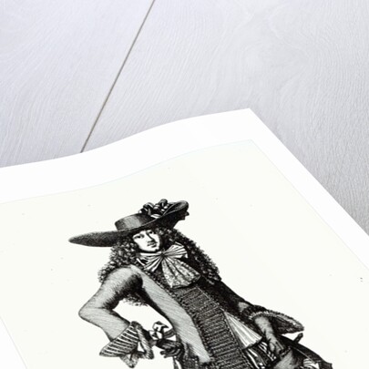 The Summer Sword Dress, 1675 by Bonnart