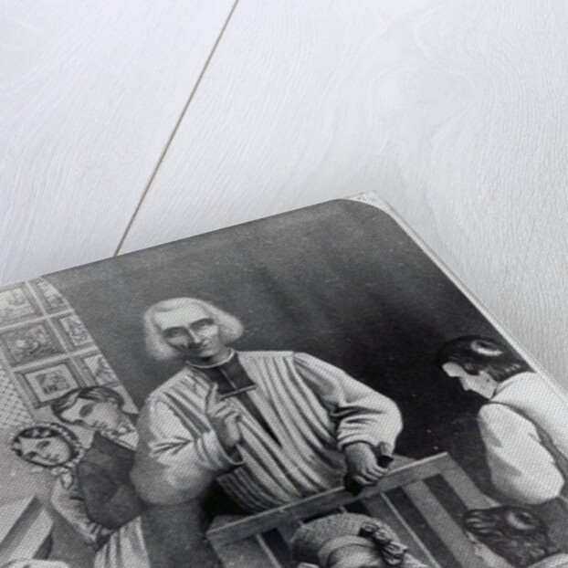 St. Jean-Marie Vianney preaching, 19th century by French School