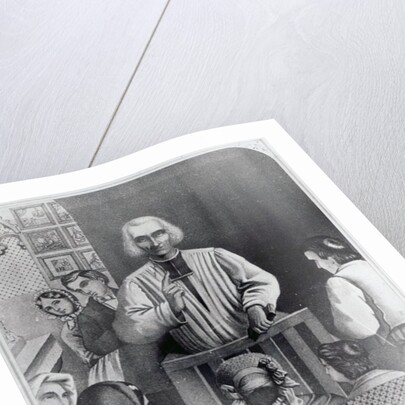 St. Jean-Marie Vianney preaching, 19th century by French School