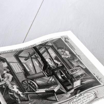 Industry and Idleness, The Fellow 'Prentices at their Looms by William Hogarth