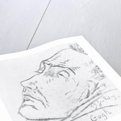 Portrait of Vincent Van Gogh on his deathbed, 29 July 1890 by Paul Gachet