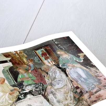 St. Benedict receiving hospitality by L. & Sodoma G. Signorelli