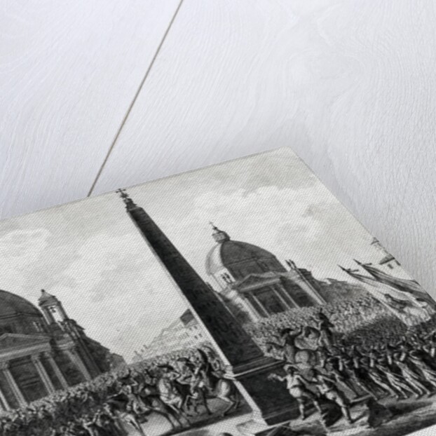 The Entry of the French Army into Rome led by Marshal Berthier, 15th February 1798 by French School