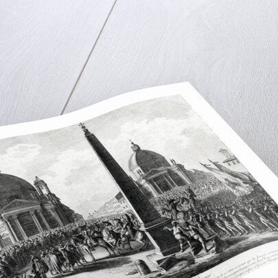 The Entry of the French Army into Rome led by Marshal Berthier, 15th February 1798 by French School