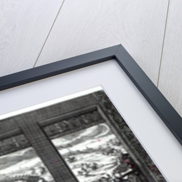 Louis XIII back from the siege of La Rochelle, congratulated by the Prevot des Marchands by Abraham Bosse