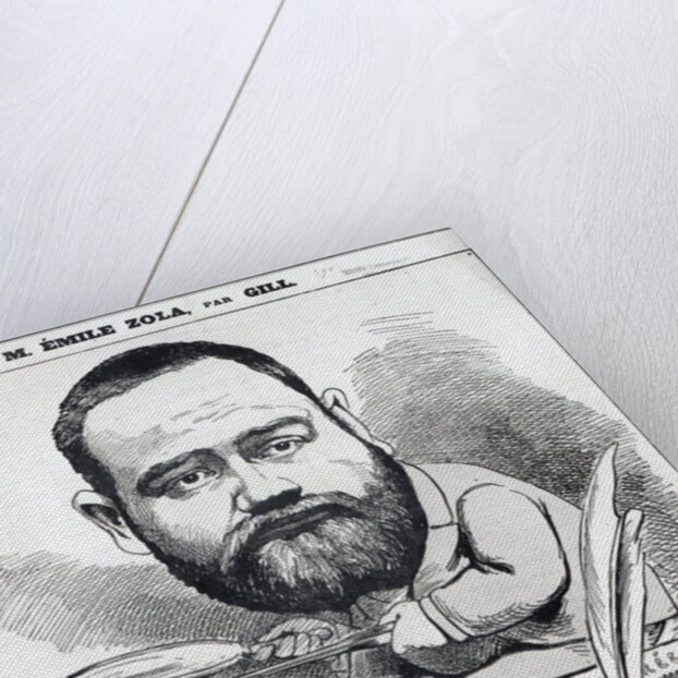 Emile Zola as a naturalist by Andre Gill
