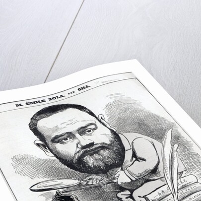 Emile Zola as a naturalist by Andre Gill
