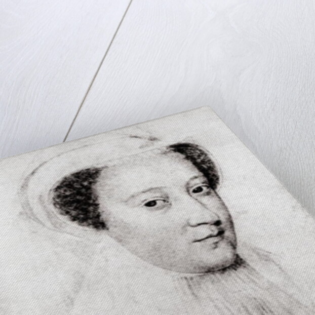 Mary, Queen of Scots in white mourning, 1560 by Francois Clouet