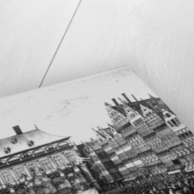 Proclamation of the peace of Westphalia in 1648 by Wenceslaus (after) Hollar