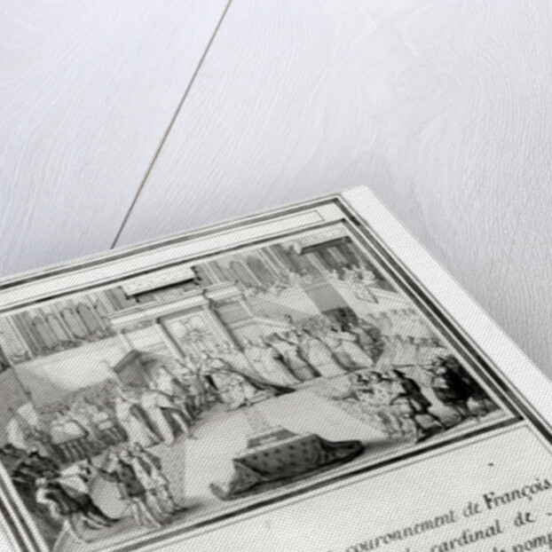 Coronation of Francis II, 21st September 1559 in Reims by the archbishop Cardinal de Lorraine by French School