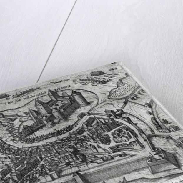 Henri IV entering Dijon, after his victory at Fontaine-Francaise over Spanish, 5th June 1595 by German School