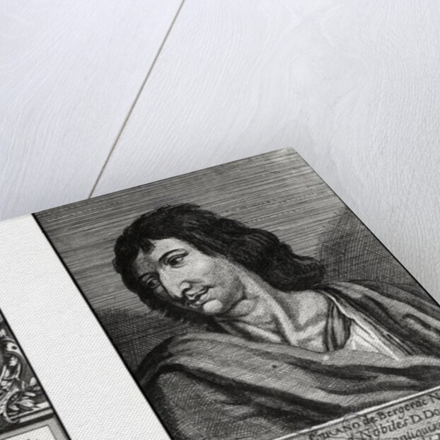 Two portraits of Savinien Cyrano de Bergerac, on the right after Zacharie Heince by French School