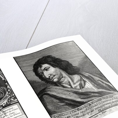 Two portraits of Savinien Cyrano de Bergerac, on the right after Zacharie Heince by French School