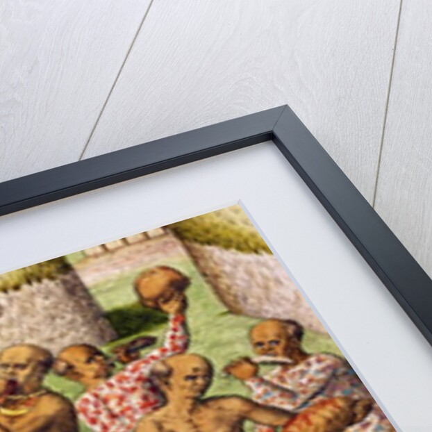 Scene of cannibalism by Theodor de Bry