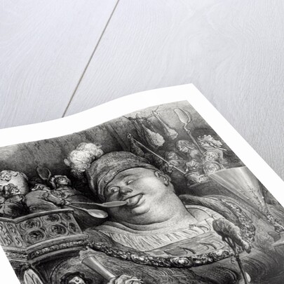 Pantagruel's meal by Gustave Dore